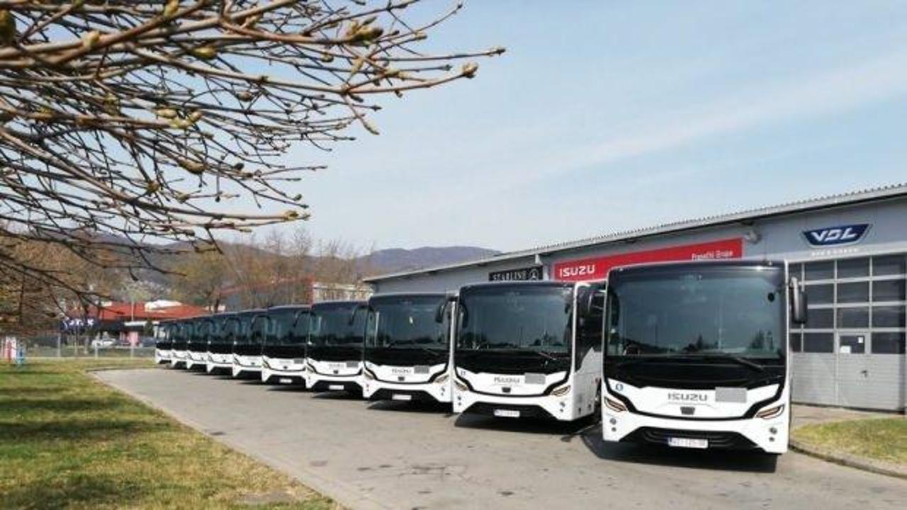 Isuzu’dan Hırvatistan'a 12 adet otobüs ihracatı