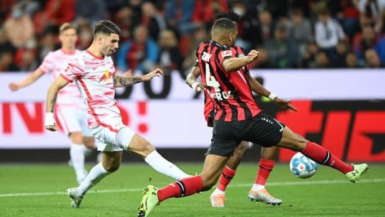 Leipzig, Bayer Leverkusen'i tek golle geçti