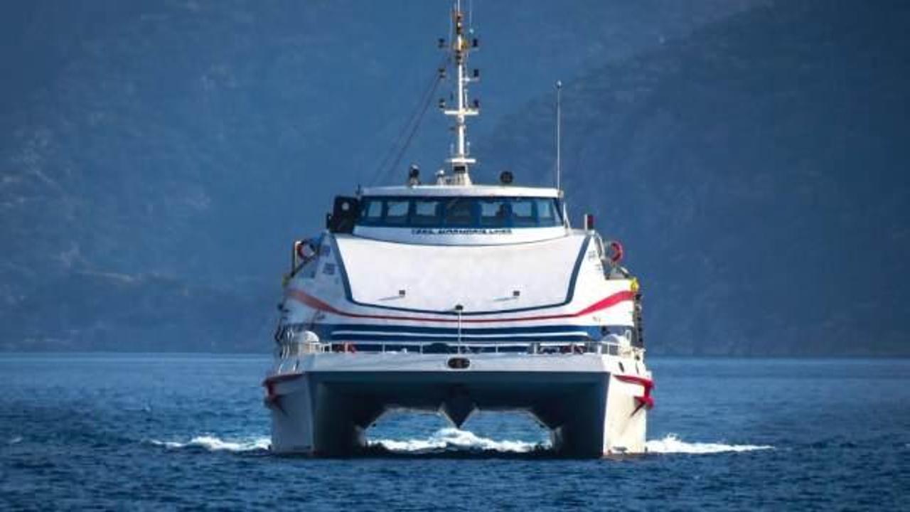 Marmaris'ten Rodos'a yapılan feribot seferlerine yeniden başlanacak