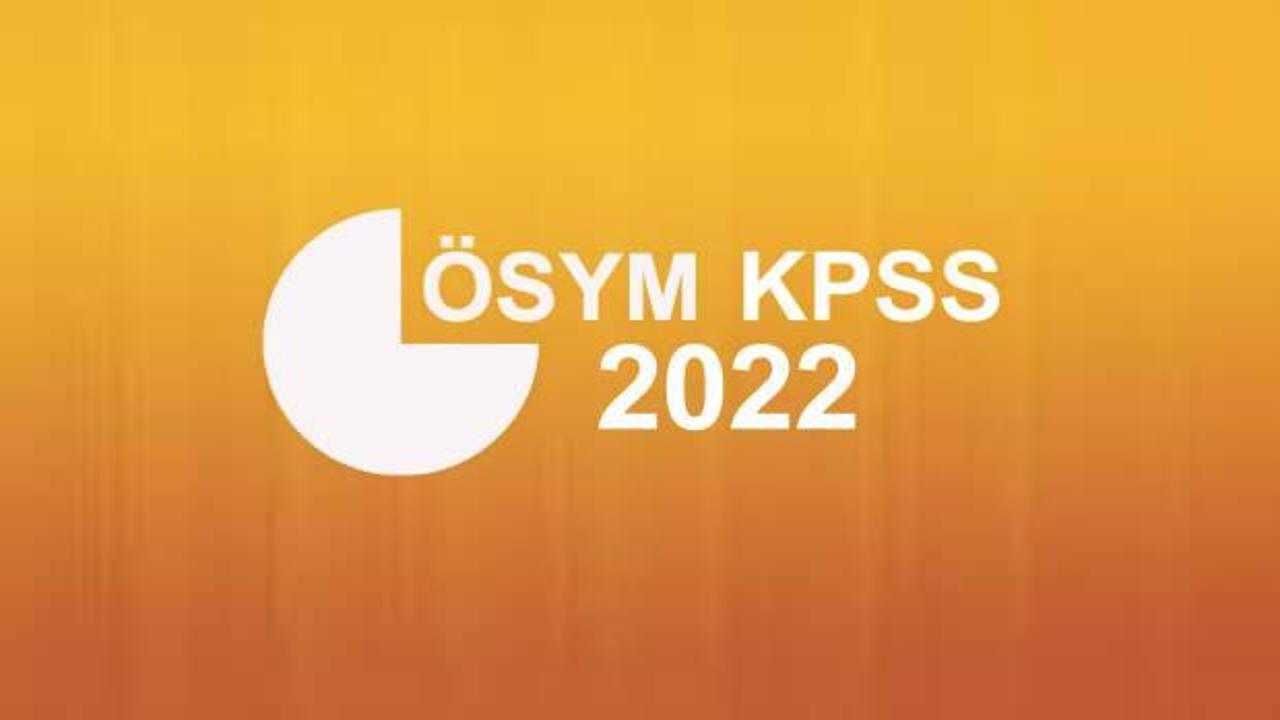 KPSS ön lisans, lisans ve ortaöğretim başvuruları ne zaman? 2022 ÖSYM sınav takvimi!