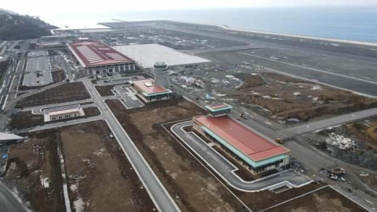 Rize-Artvin Havalimanı’nın açılış tarihi belli oldu