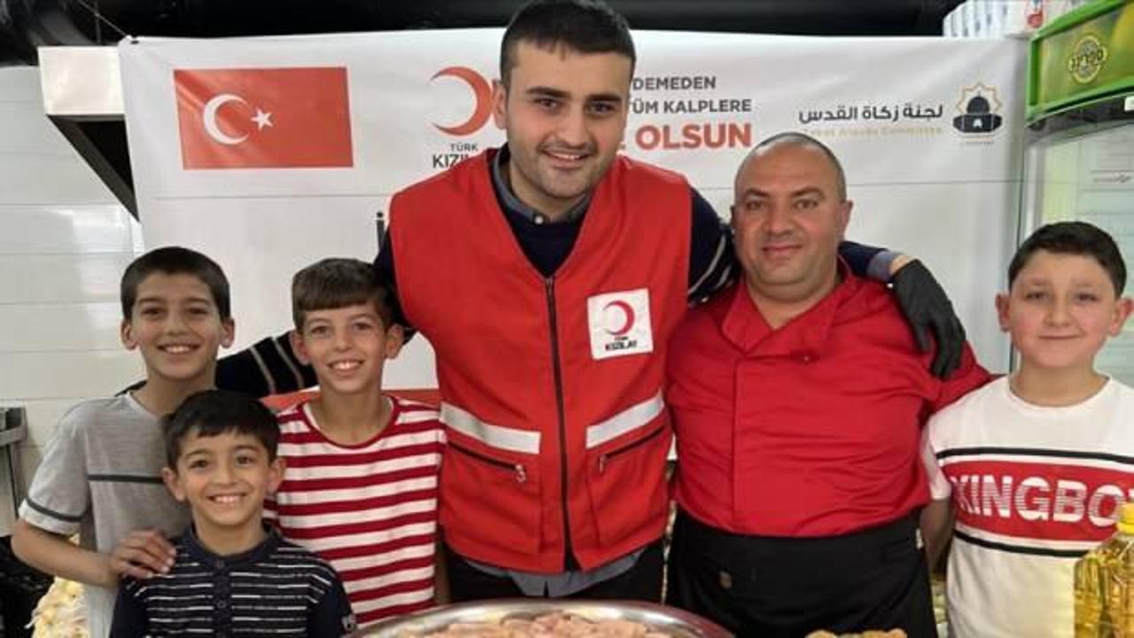 Türk Kızılaydan Filistin'de 42 bin kişiye ramazan yardımı