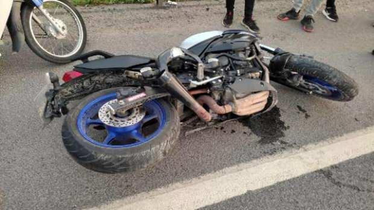 Manisa'da motosiklet kazası hayattan kopardı