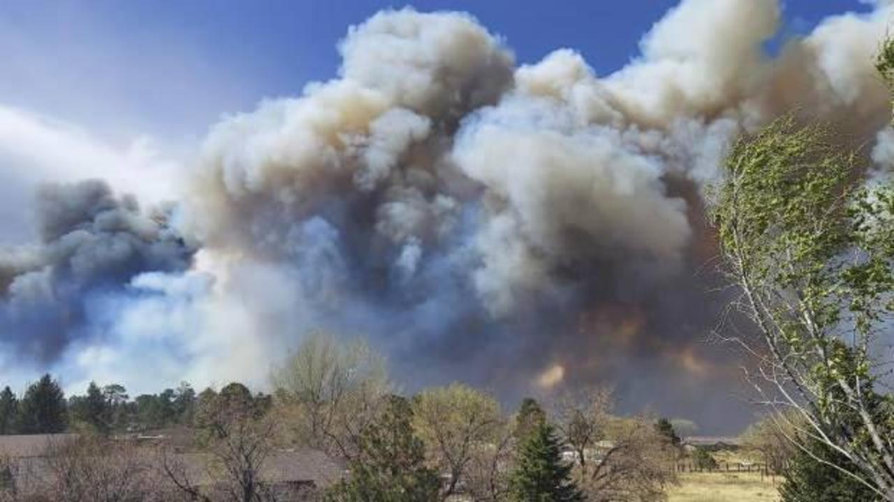 ABD'nin Arizona eyaletindeki orman yangını şiddetli rüzgar nedeniyle yayıldı