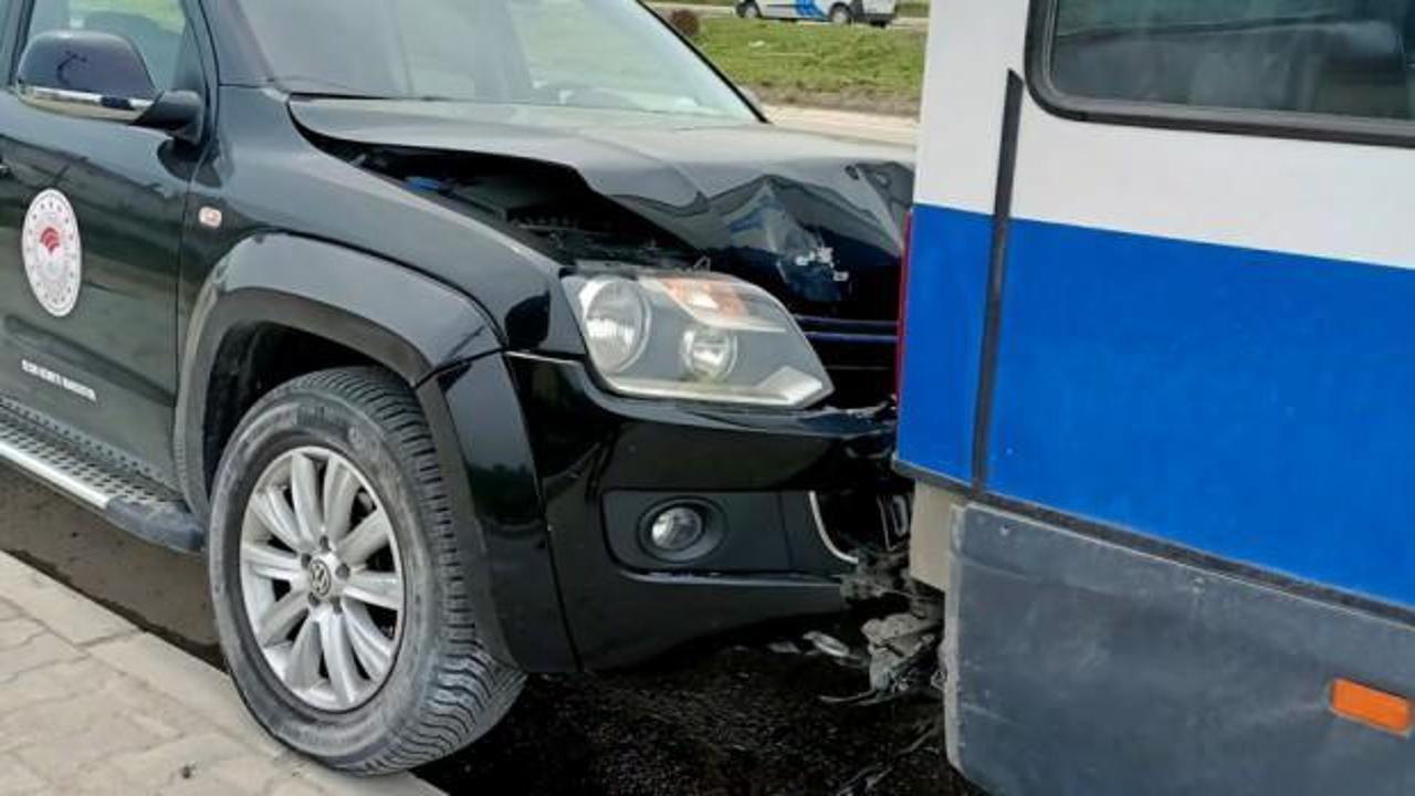 Amasya'da 3 aracın karıştığı kazada 3 yaralı