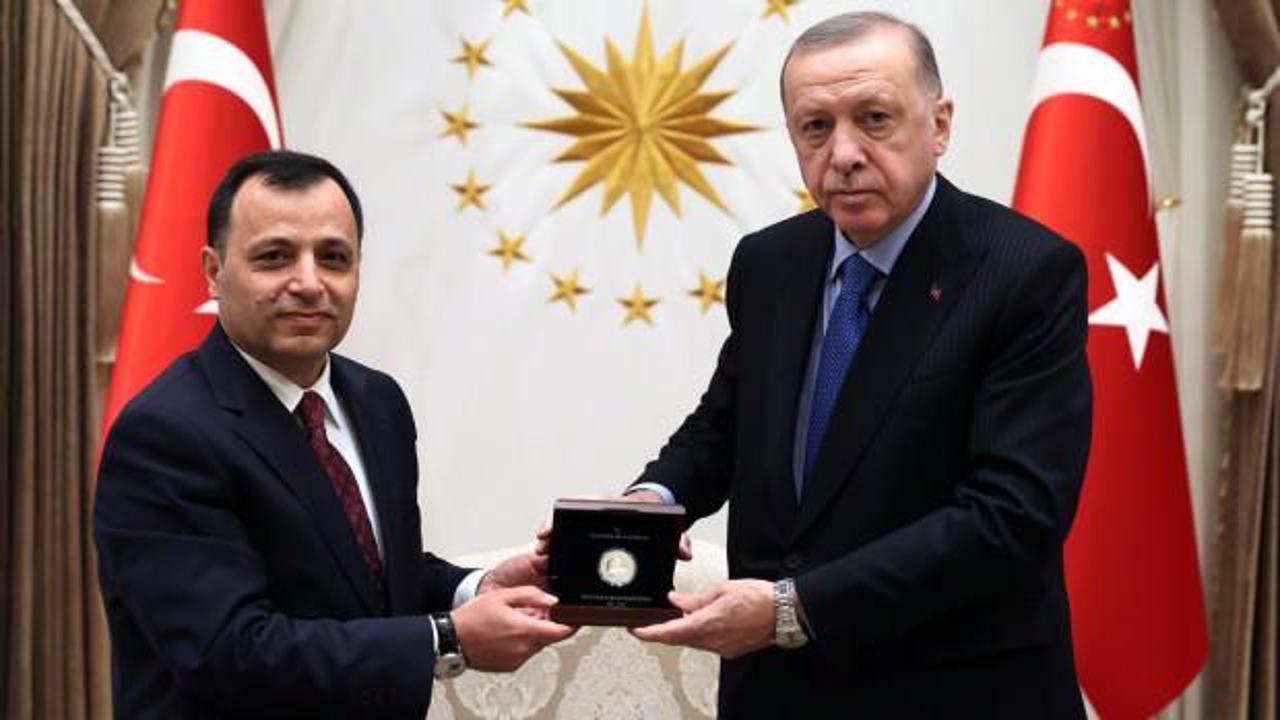 Başkan Erdoğan, Zühtü Arslan'ı kabul etti