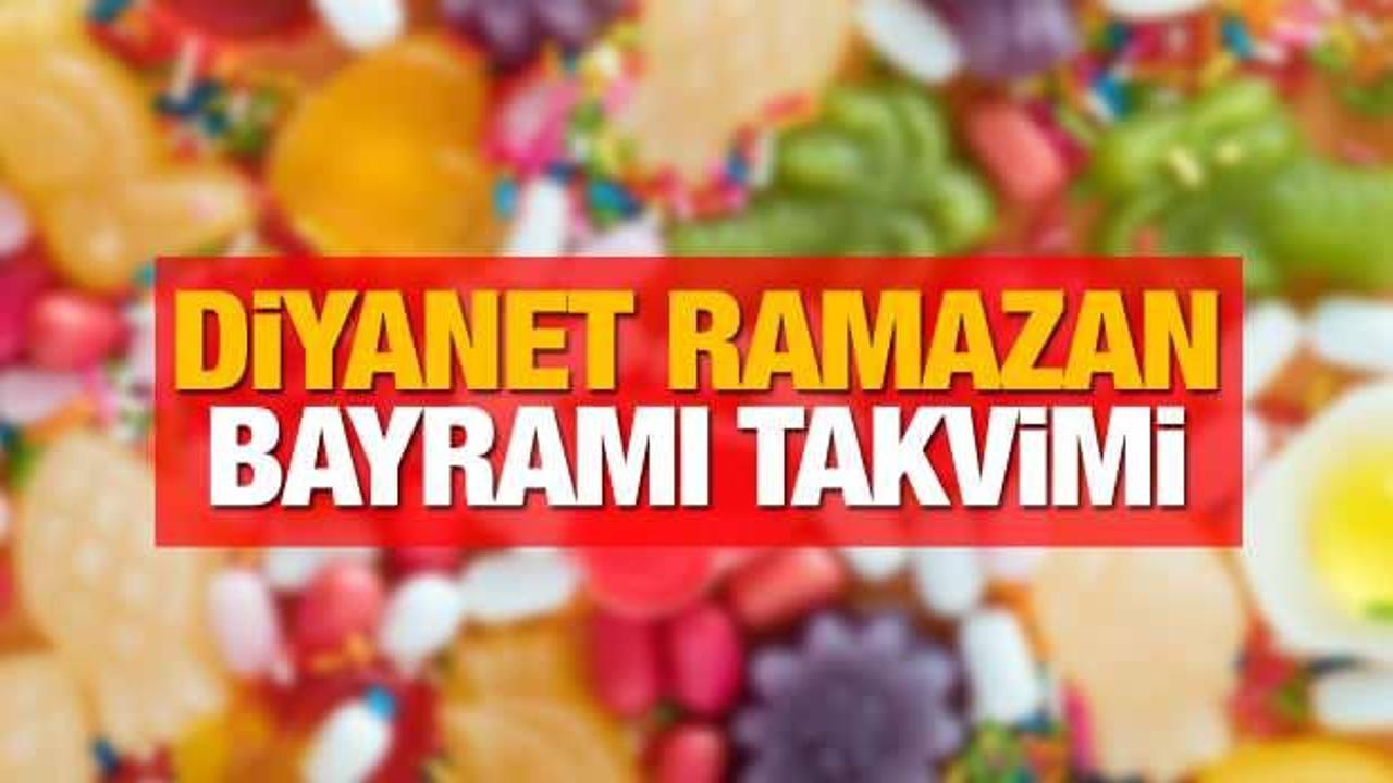 BAYRAM TAKVİMİ | Ramazan bayramı tatili kaç gün? 3 günlük tatilin hafta sonu ile birleştirilmesi...