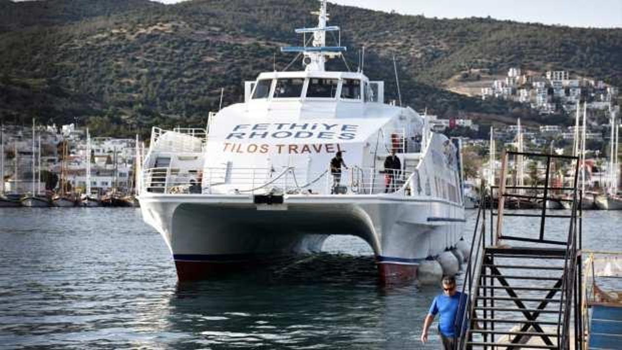 Bodrum-İstanköy Adası arası karşılıklı feribot seferleri artıyor