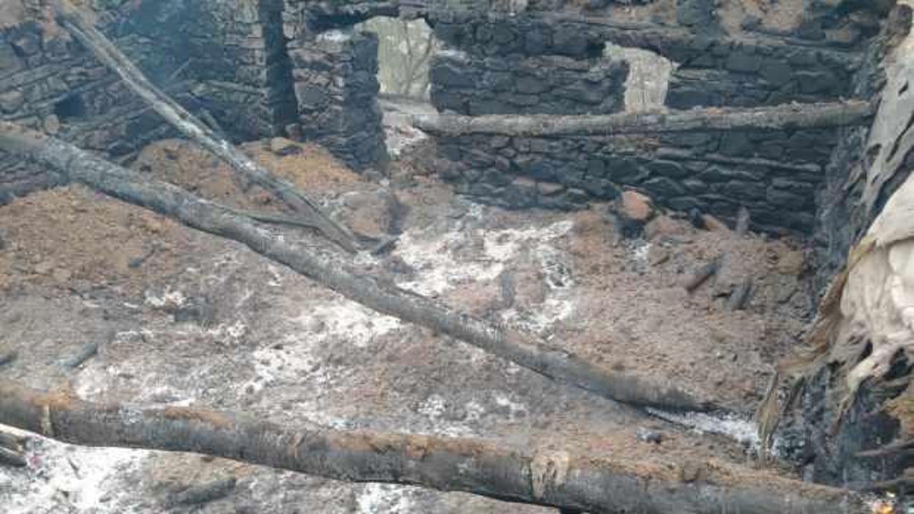 Diyarbakır’da çıkan ahır yangınında 76 hayvan telef oldu