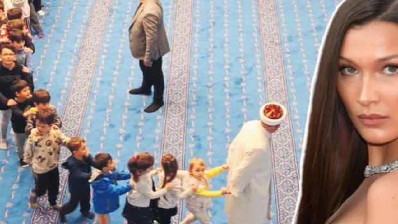 Hadid'in paylaşımı sonrası Hacı Osman Torun Camii&rsquo;ne &ccedil;ikolata yağıyor! 