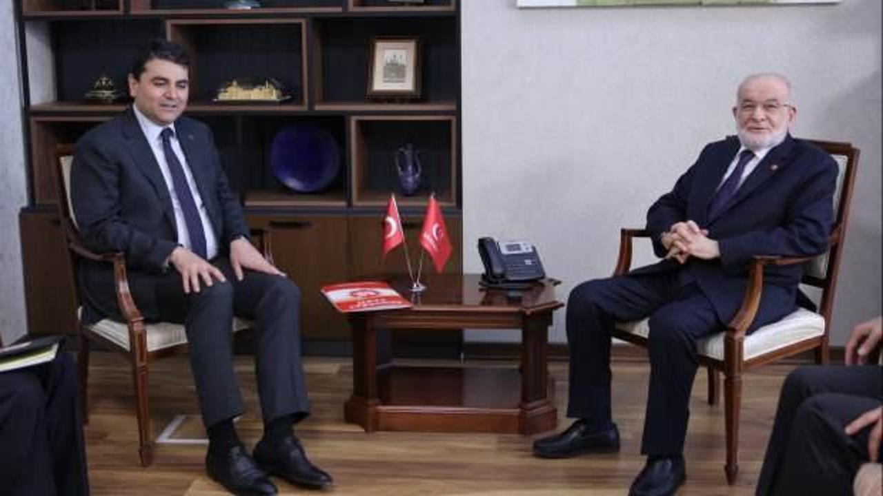 DP Genel Başkanı Uysal, Karamollaoğlu'nu ziyaret etti