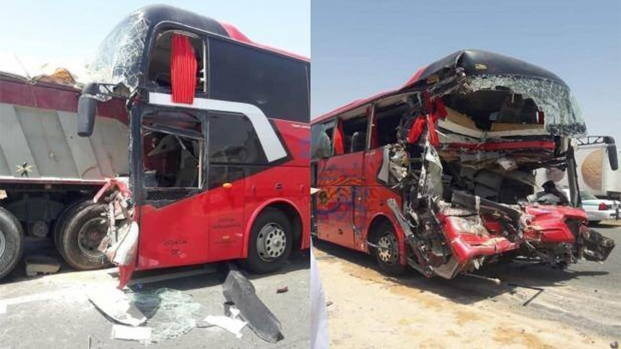 Suudi Arabistan’da otobüs kazası: 8 ölü
