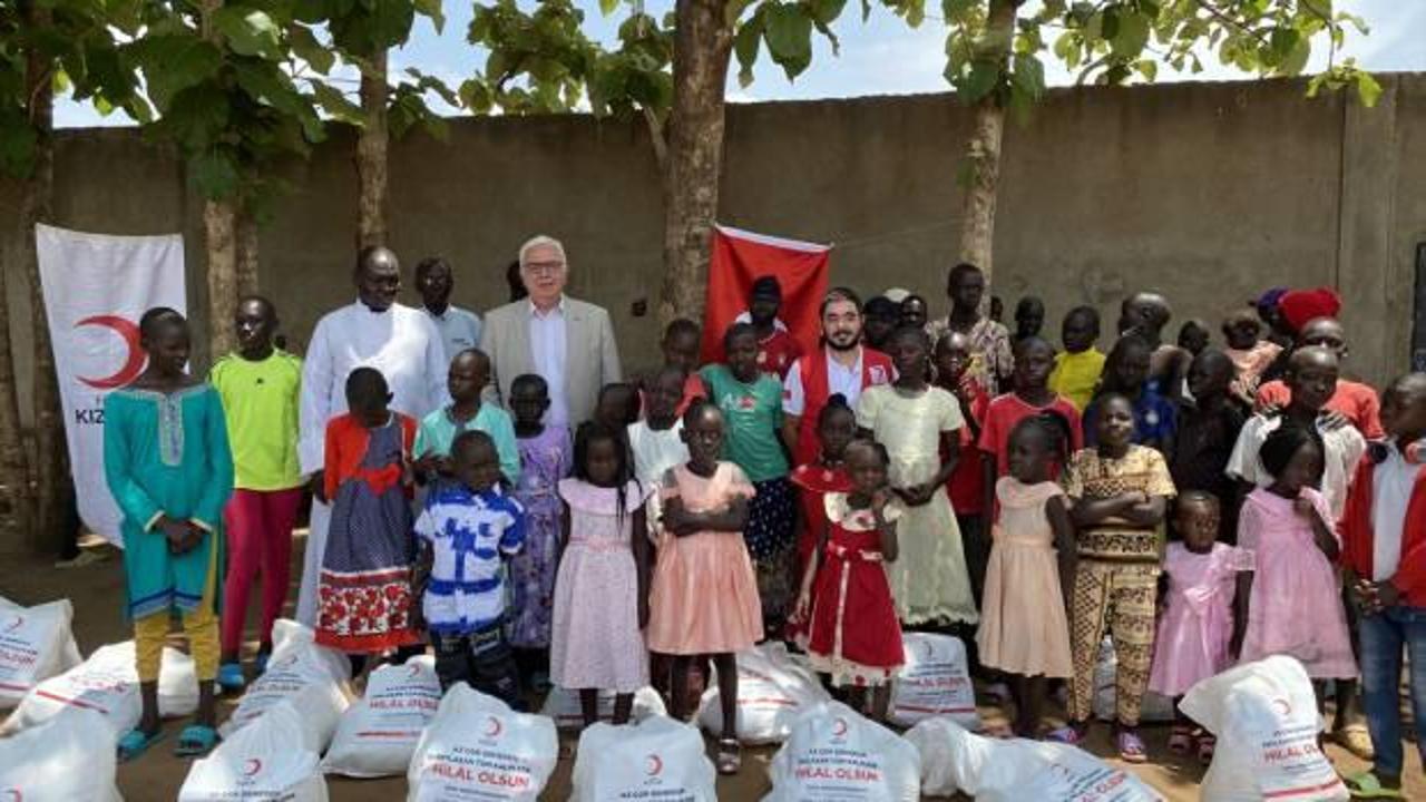 Türk Kızılay, Güney Sudan'da 870 aileye gıda yardımı ulaştırdı