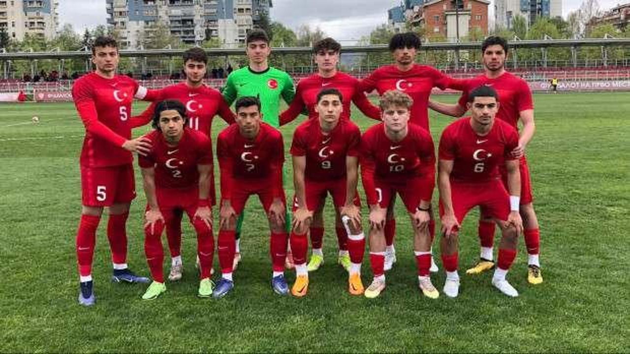 U18 Milli Takımı Kuzey Makedonya'yı 4-0 yendi