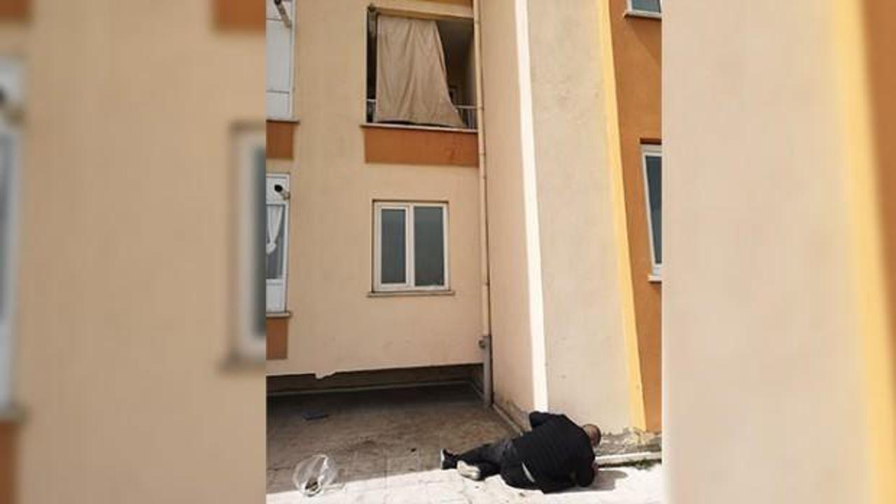 Polisten kaçmak için balkondan atlayan hükümlünün ayağı kırıldı
