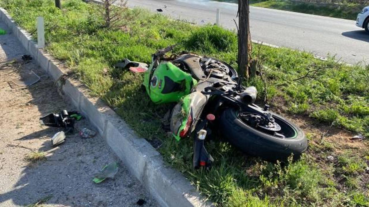 400 bin TL vererek aldığı motosikleti d&ouml;n&uuml;ş yolunda perte &ccedil;ıktı