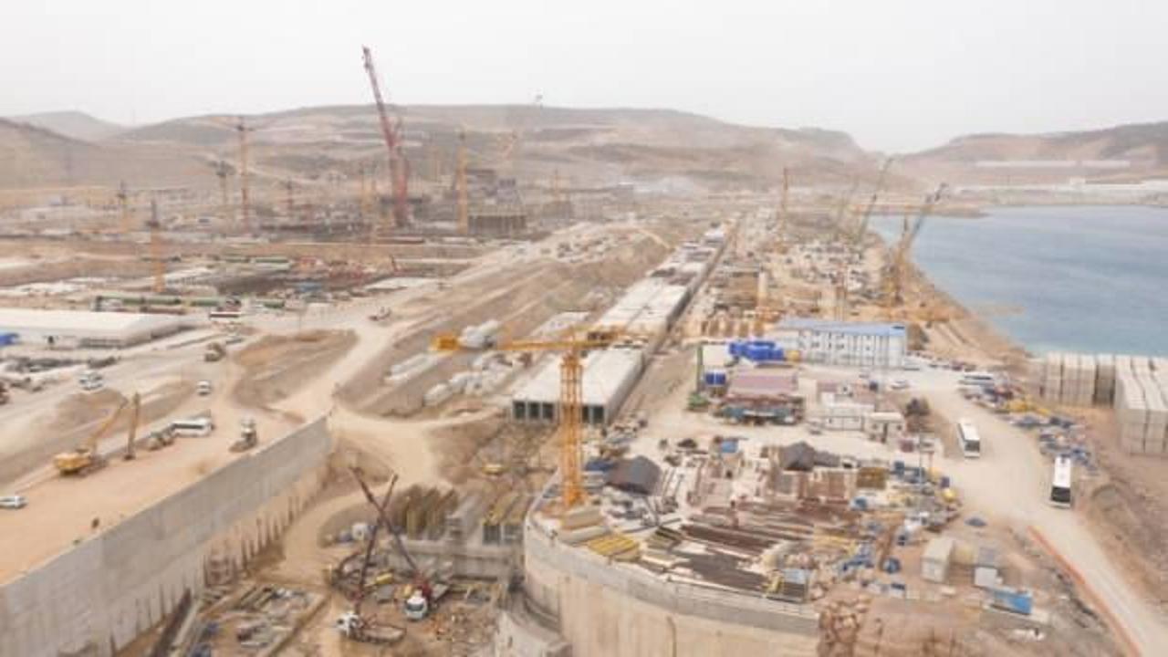 Akkuyu N&uuml;kleer Santrali inşaatında bir aşama daha tamamlandı