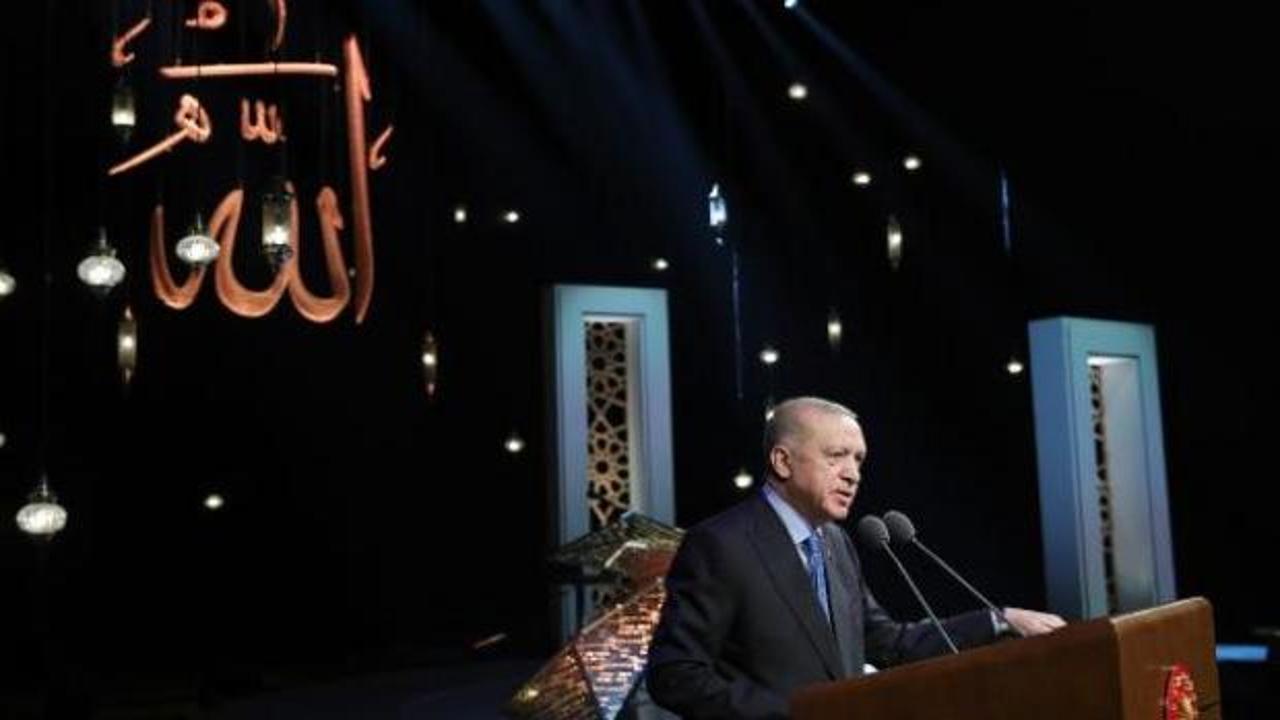 Başkan Erdoğan'dan Kuran-ı Kerim'i Güzel Okuma Yarışması finalinde açıklamalar