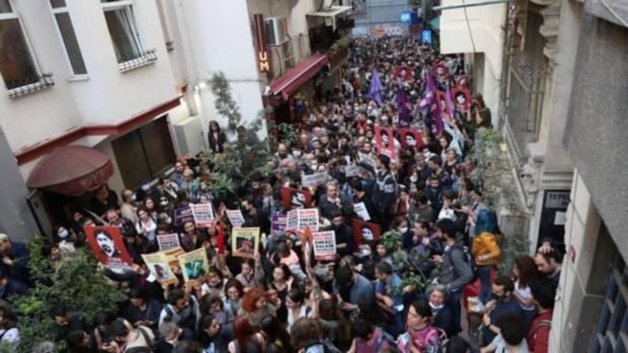 Beyoğlu'nda izinsiz gösteri yapan 51 kişi gözaltına alındı