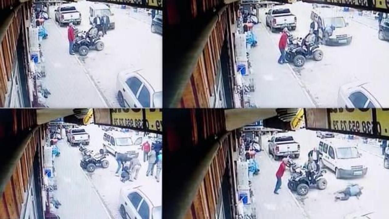 Erzincan&rsquo;da akılalmaz olay! Husumetlisini &uuml;st&uuml;ne araba s&uuml;rd&uuml;