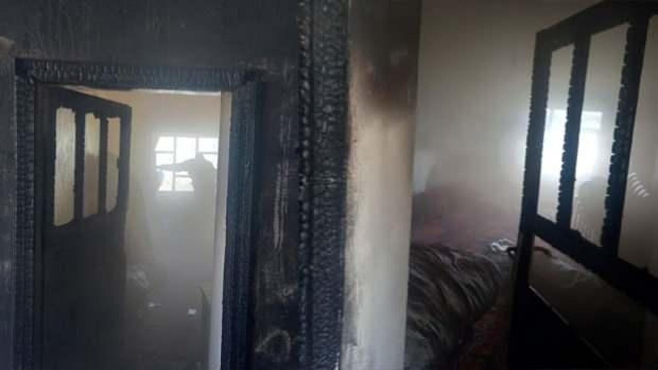 Malatya&rsquo;da yangında mahsur kalan 10 yaşındaki &ccedil;ocuğu mahalleli kurtardı   