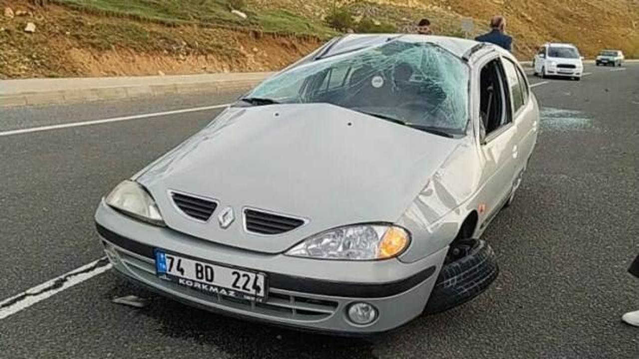 Bayburt’ta trafik kazası: 1 yaralı