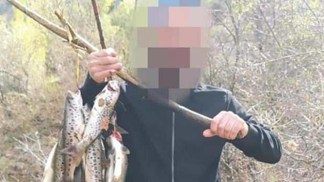 Ka&ccedil;ak balık avlayan kişiye 2 bin 525 lira ceza
