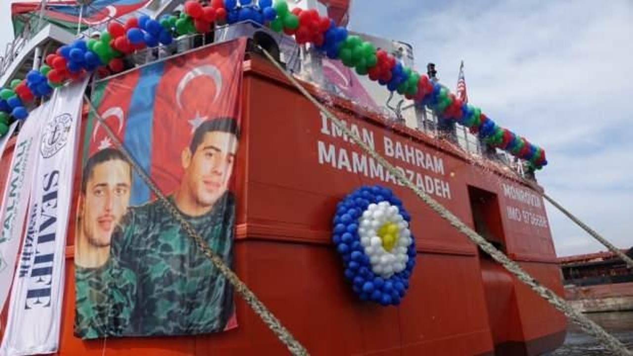 Karabağ'da şehit olan 3 bin askerin adı bu gemilerde yaşayacak