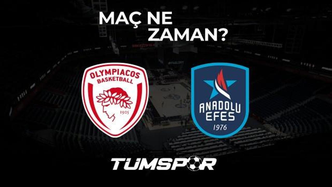 Olympiakos Anadolu Efes EuroLeague Final-Four maçı ne zaman? Maç şifreli mi?