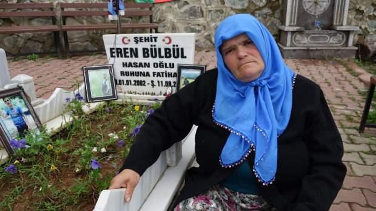 Şehit Eren B&uuml;lb&uuml;l'&uuml;n annesinden İmamoğlu'nun paylaşımına tepki