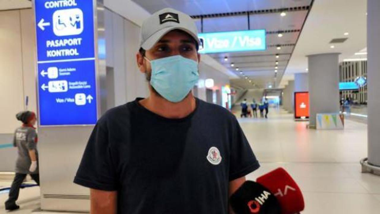 66 saat sonra kurtarılan T&uuml;rk Kaptan yurda d&ouml;nd&uuml;