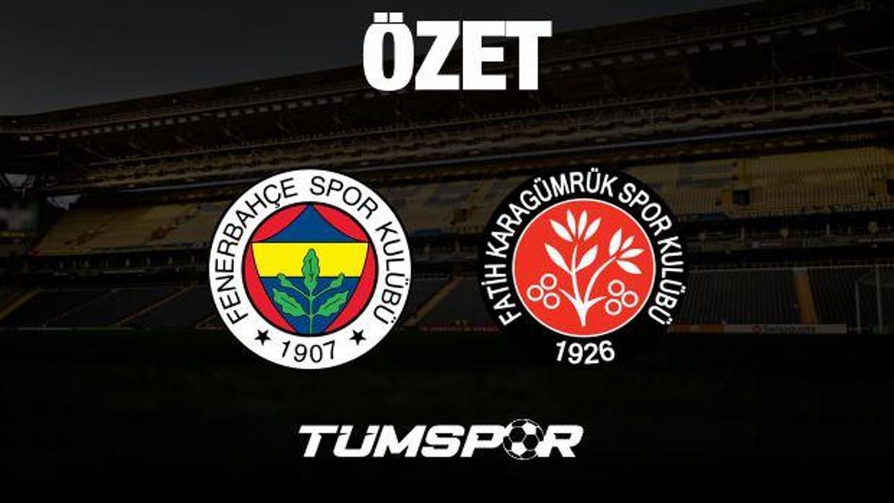 ÖZET İZLE | Fenerbahçe 0-0 Fatih Karagümrük