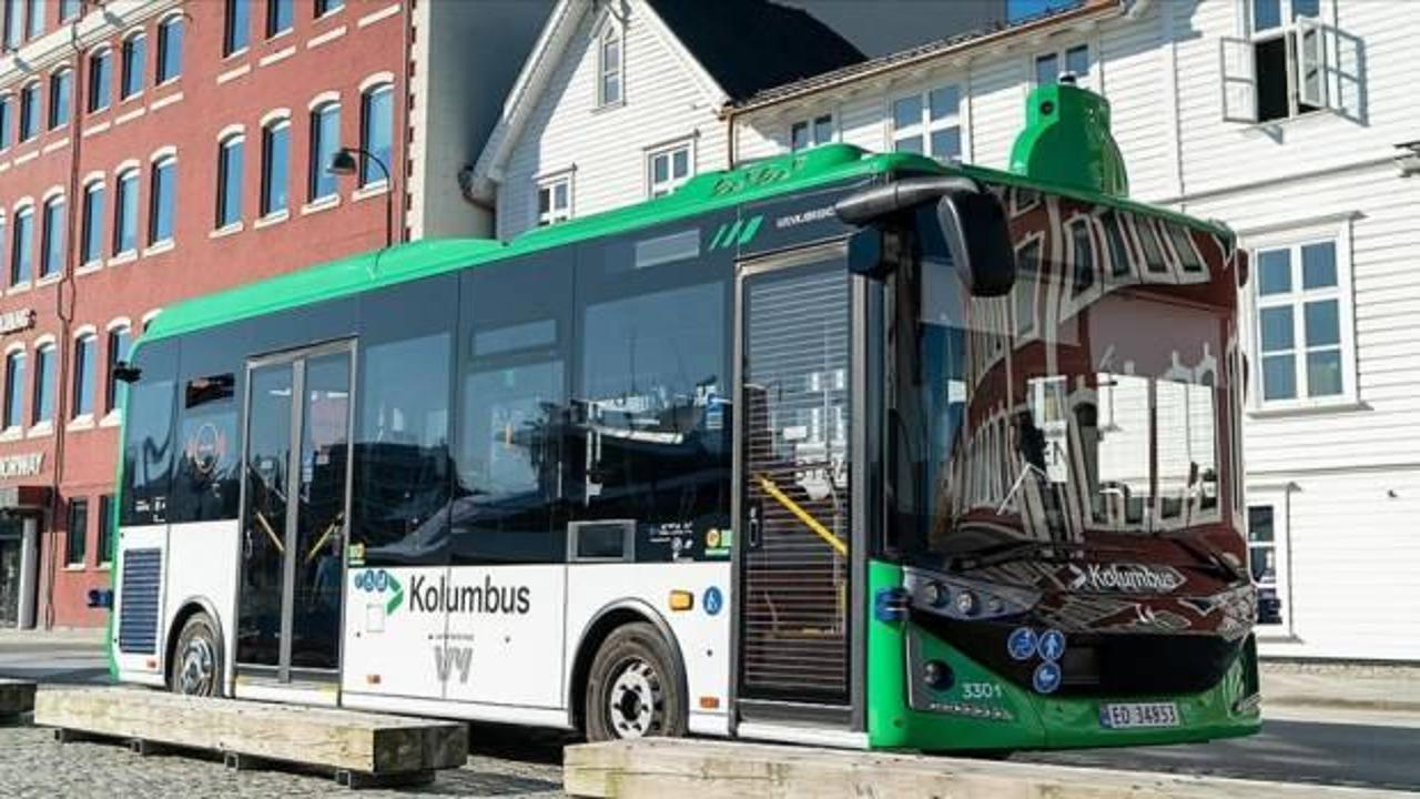 Türk mühendisler geliştirdi! Elektrikli otobüs Norveç yollarında