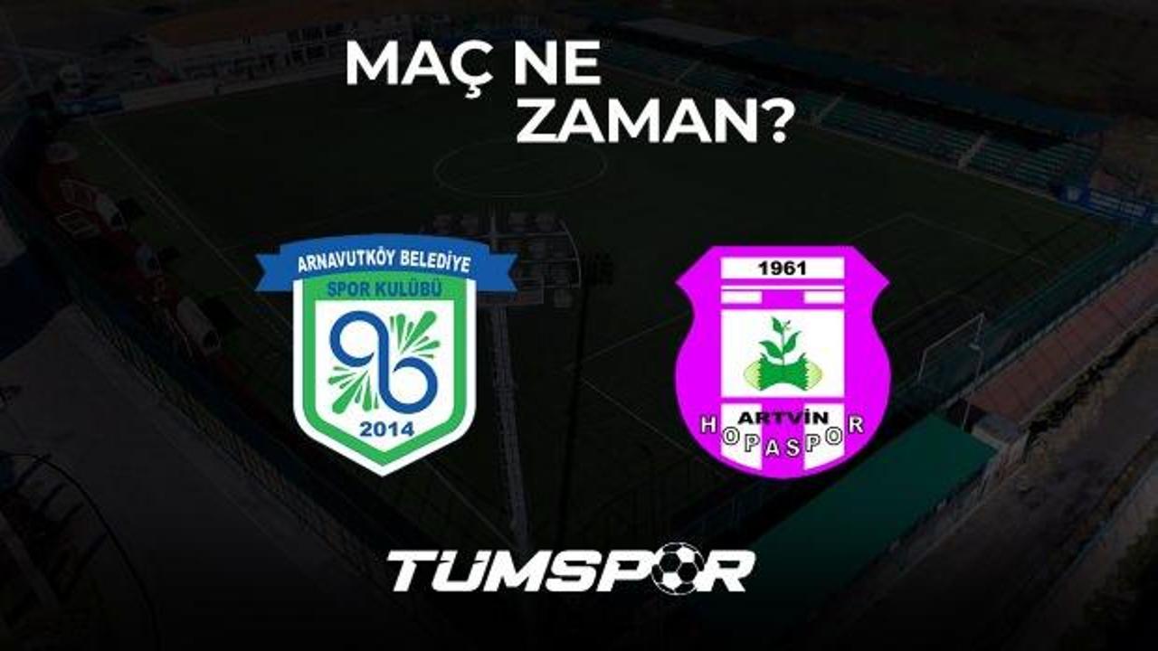 Arnavutköy Belediyespor Artvin Hopaspor maçı ne zaman? TFF 3. Lig Play-Off finali...