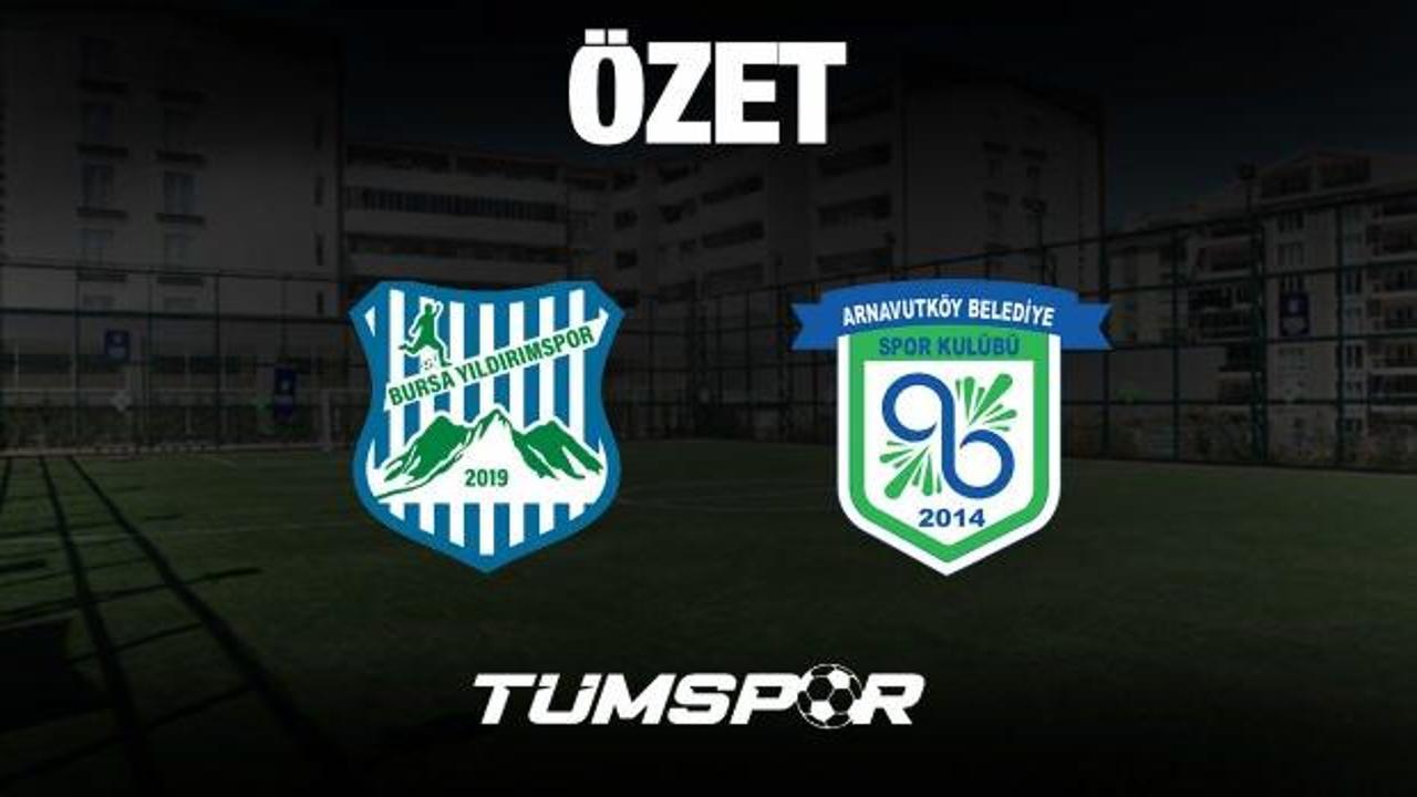 ÖZET | Bursa Yıldırımspor 0-1 Arnavutköy Belediye Gençlik Spor Kulübü
