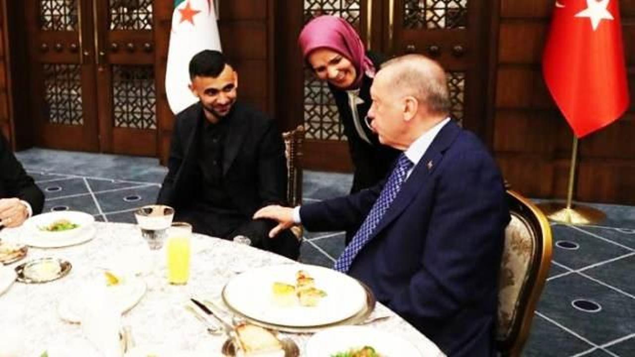 Cumhurbaşkanı Erdoğan ve Ghezzal yemekte buluştu!