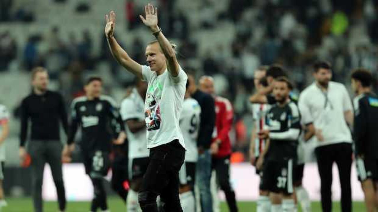 Domagoj Vida, Beşiktaş'a veda etti