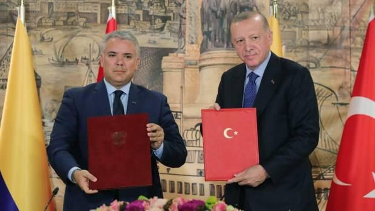 İmzalar atıldı: Türkiye ile Kolombiya'dan 5 milyar dolar hedefi