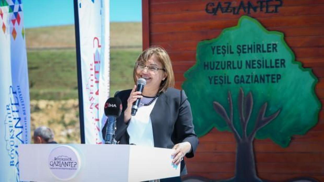 Gaziantep Büyükşehir ağaçlandırmaya devam ediyor