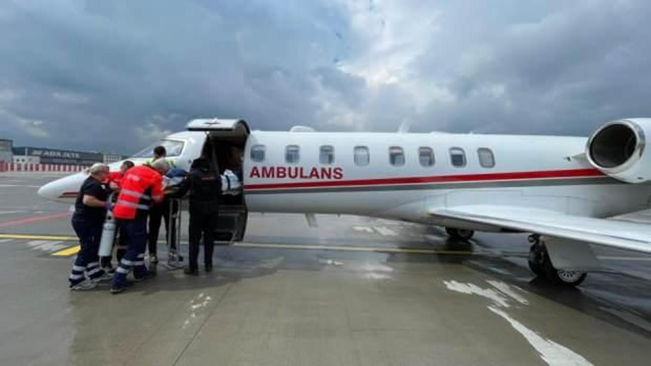 Sağlık Bakanlığı, Türk öğrenci için ambulans uçak gönderdi