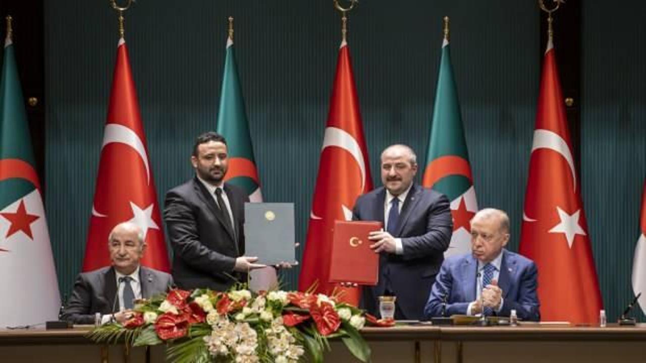 Türkiye- Cezayir arasında 15 anlaşma, 1 ortak bildiri 