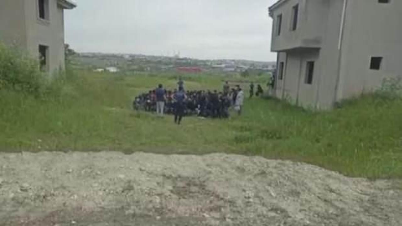 Arnavutköy'de 199 göçmen yakalandı