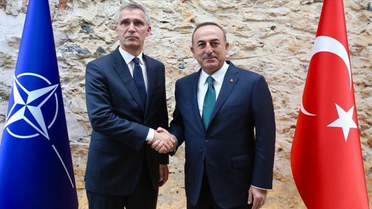 Bakan Çavuşoğlu, NATO Genel Sekreteri Stoltenberg ile görüştü
