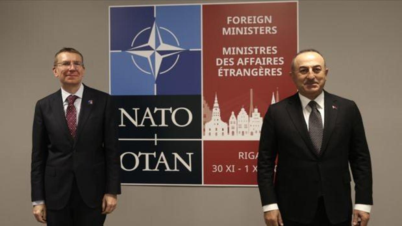 Dışişleri Bakanı Çavuşoğlu, Letonya Dışişleri Bakanı Rinkevics ile görüştü