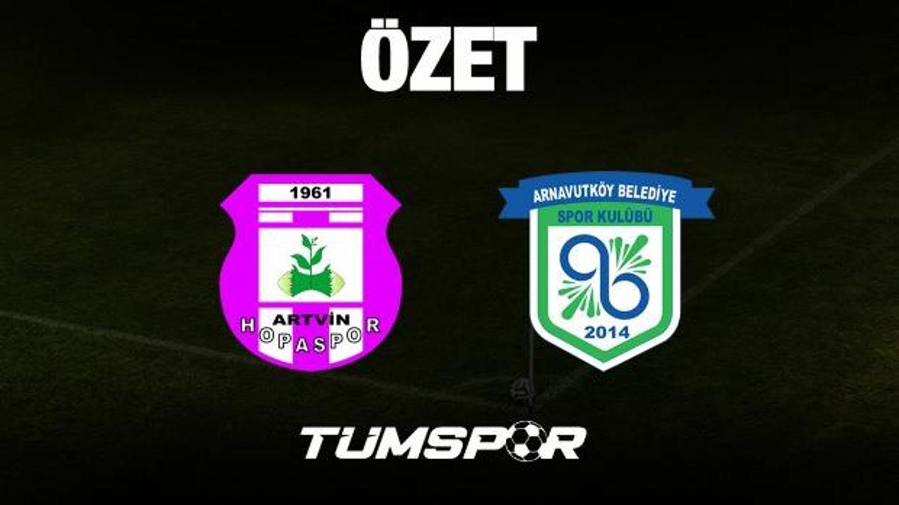 MAÇ ÖZETİ | Artvin Hopaspor 0-1 Arnavutköy Belediyespor