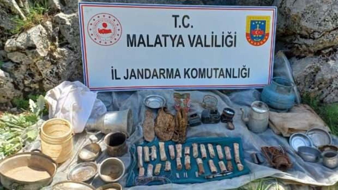 Malatya'da terör operasyonunda 5 kilogram patlayıcı ele geçirildi