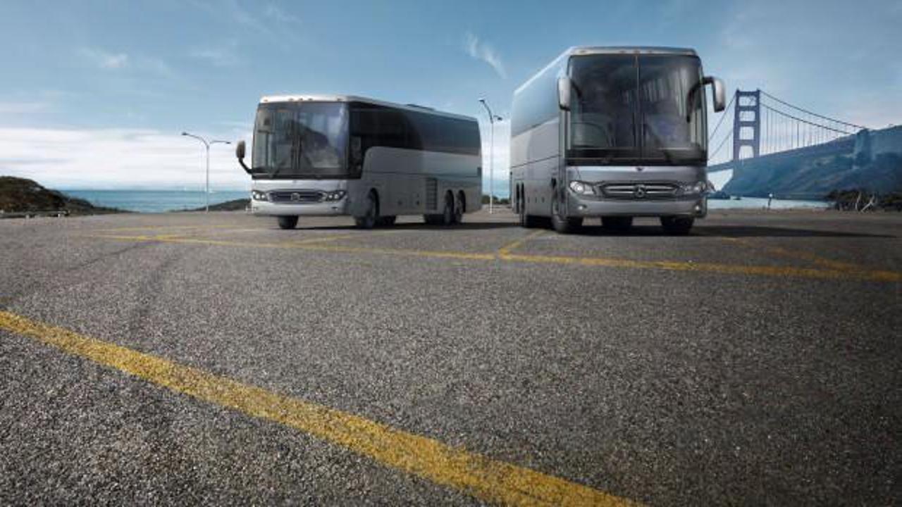 Mercedes'ten 13 ülkeye otobüs ihracatı
