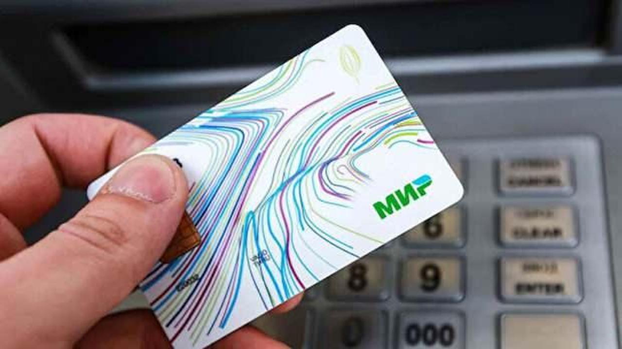 Rusya'nın ulusal kart markası MIR ATM'lerde kabul edilmeye başlandı