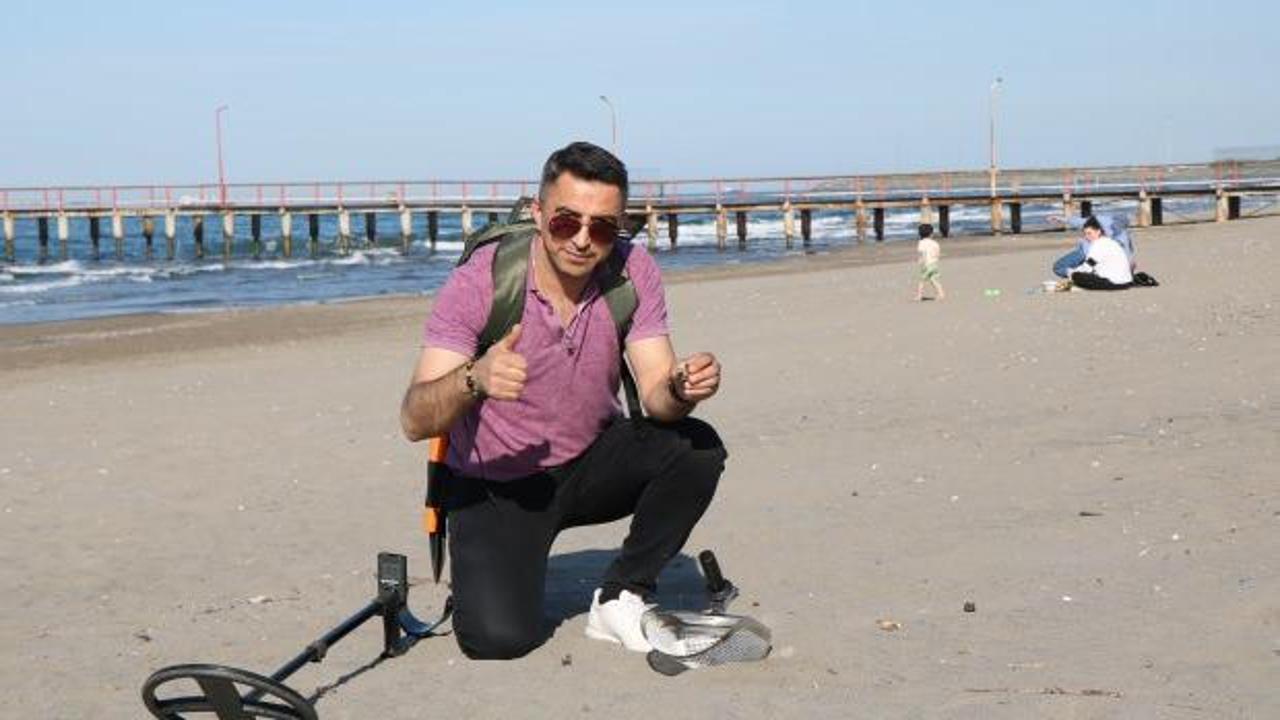 Samsun sahillerinde d&uuml;ş&uuml;r&uuml;len ziynet eşyaları gelir kapısı oldu 