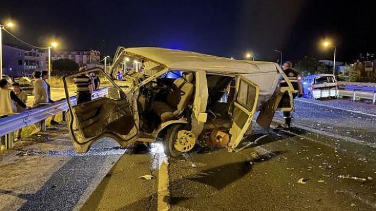 Tekirdağ'da zincirleme trafik kazası: 5 yaralı